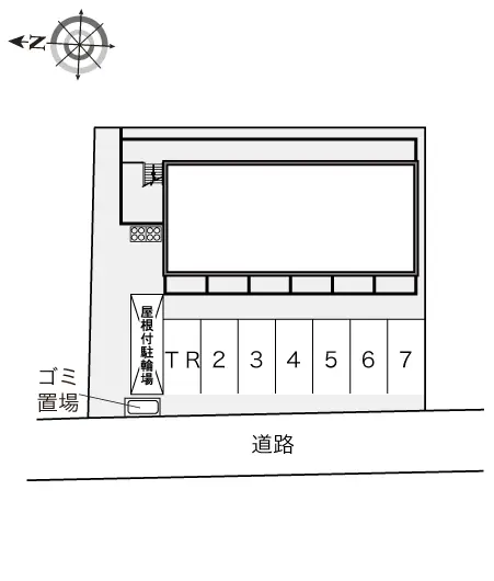 ★手数料０円★東大阪市若江南町　月極駐車場（LP）